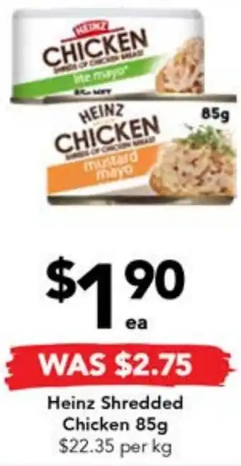 Drakes Heinz Shredded Chicken 85g offer