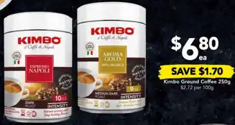 Drakes Kimbo Ground Coffee 250g offer