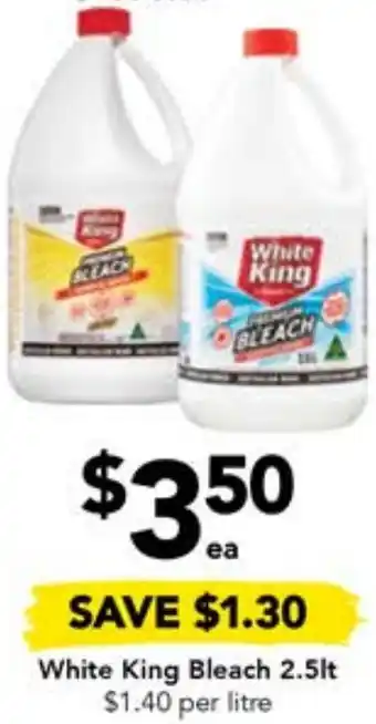 Drakes White King Bleach 2.5lt offer