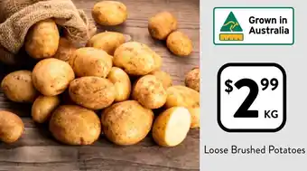 Foodworks Loose Brushed Potatoes offer