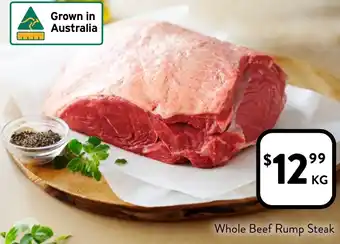 Foodworks Whole Beef Rump Steak offer