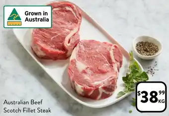 Foodworks Australian Beef Scotch Fillet Steak offer