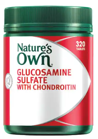 Good Price Pharmacy Nature’s own glucosamine sulphate + chondroitin 320 tablets offer