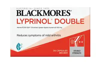 Good Price Pharmacy Blackmores lyprinol double 30 capsules offer