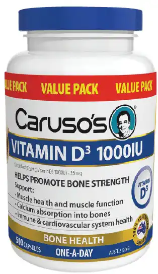 Good Price Pharmacy Caruso’s vitamin d3 1000iu 500 capsules offer