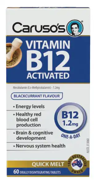 Good Price Pharmacy Caruso’s vitamin b12 activated 60 tablets offer