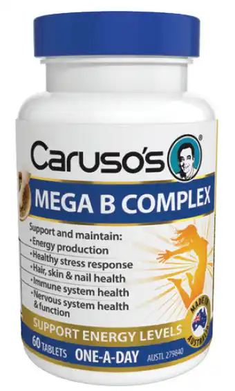 Good Price Pharmacy Caruso’s mega b complex 60 tablets offer