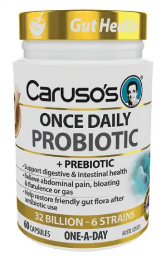 Good Price Pharmacy Caruso’s probiotic once daily 60 capsules offer