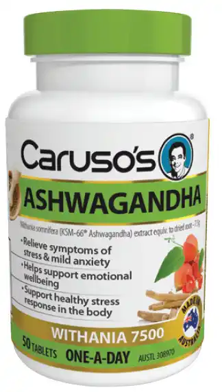Good Price Pharmacy Caruso’s ashwagandha 50 tablets offer