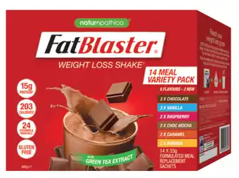 Good Price Pharmacy Naturopathica fatblaster shake variety pack 14 x 33g offer
