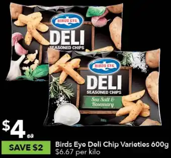 Ritchies Birds Eye Deli Chip Varieties 600g offer