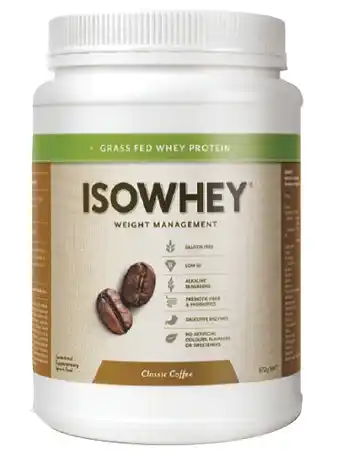 Isowhey classic coffee 672g