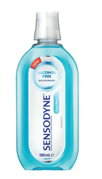 Good Price Pharmacy Sensodyne mouthwash cool mint 500ml offer