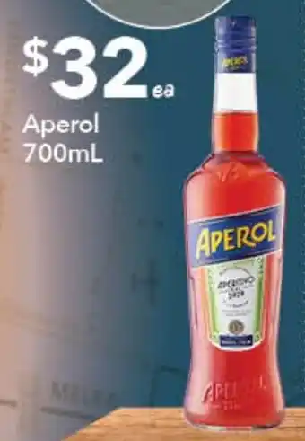 Ritchies Aperol 700mL offer