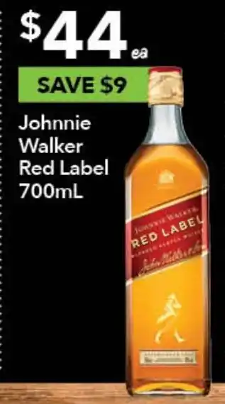 Ritchies Johnnie Walker Red Label 700mL offer