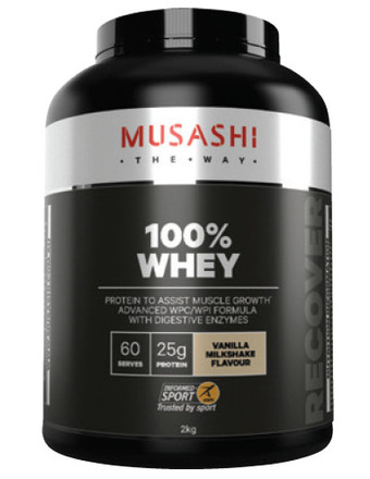 Good Price Pharmacy Musashi 100% whey vanilla 2kg offer