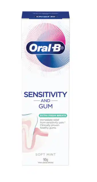 Good Price Pharmacy Oral-b sensitivity & gum toothpaste 90g - extra fresh breath offer