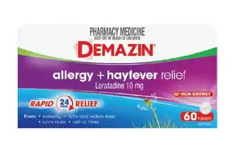 Good Price Pharmacy Demazin allergy + hayfever 60 tablets offer
