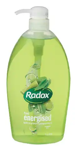 Radox shower gel feel energised 1 litre