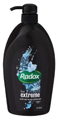 Radox shower gel feel extreme 1 litre