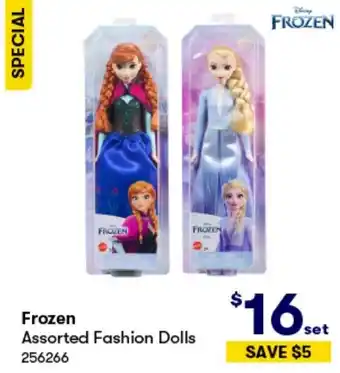 BIG W Frozen Assorted Fashion Dolls offer