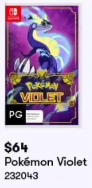 BIG W Pokémon Violet offer