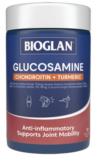 Good Price Pharmacy Bioglan glucosamine chondroitin + turmeric 120 tablets offer