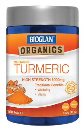 Good Price Pharmacy Bioglan turmeric 1000mg 100 tablets offer