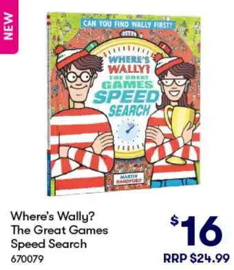 BIG W Where's Wally? The Great Games Speed Search offer