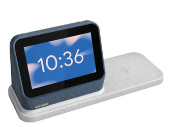 The Good Guys Lenovo smart clock with wireless dock - blue offer