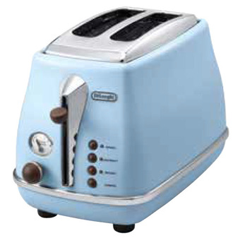 The Good Guys Delonghi icona vintage 2 slice toaster - azure offer