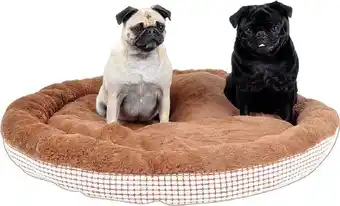 Cheap as Chips Round Faux Fur Dog Bed offer