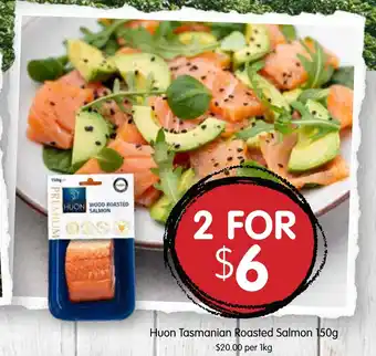 Spudshed Huon Tasmanian Roasted Salmon 150g offer