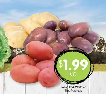 Spudshed Loose Red, White or Blue Potatoes offer