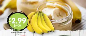 Spudshed Bananas Prepacked 750g offer