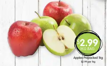 Spudshed Apples Prepacked 1kg offer