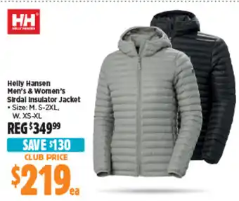 Anaconda Helly Hansen Men's & Women's Sirdal Insulator Jacket offer