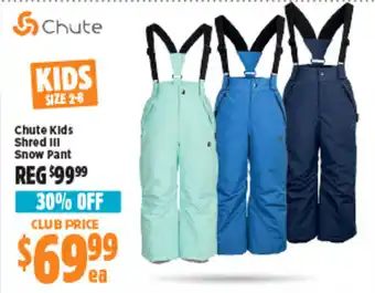 Anaconda Chute Kids Shred III Snow Pant offer