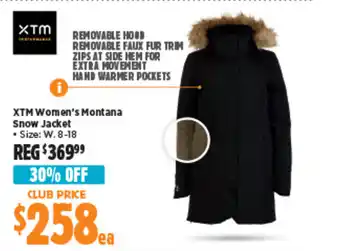 Anaconda XTM Women's Montana Snow Jacket offer