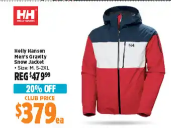 Anaconda Helly Hansen Men's Gravity Snow Jacket offer