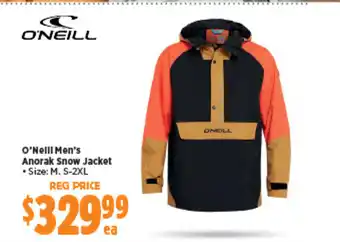 Anaconda O'Neill Men's Anorak Snow Jacket offer