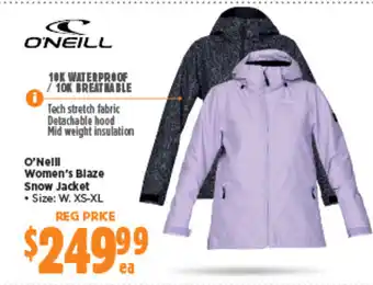 Anaconda O'Neill Women's Blaze Snow Jacket offer