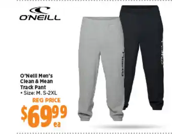 Anaconda O'Neill Men's Clean & Mean Track Pant offer