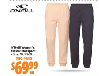 Anaconda O'Neill Women's Classic Trackpant offer