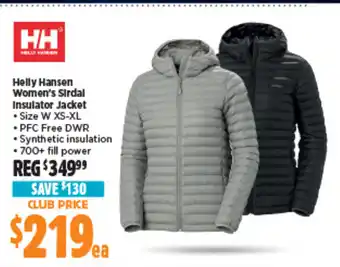 Anaconda Helly Hansen Women's Sirdal Insulator Jacket offer