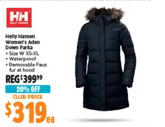 Anaconda Helly Hansen Women's Aden Down Parka offer