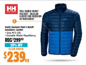 Anaconda Helly Hansen Men's Banff Insulator Jacket offer