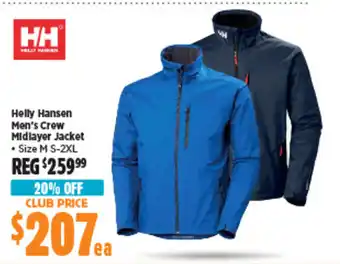 Anaconda Helly Hansen Men's Crew Midlayer Jacket offer