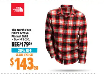 Anaconda The North Face Men's Arroyo Flannel Shirt offer