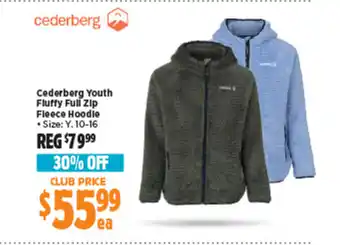 Anaconda Cederberg Youth Fluffy Full Zip Fleece Hoodle offer